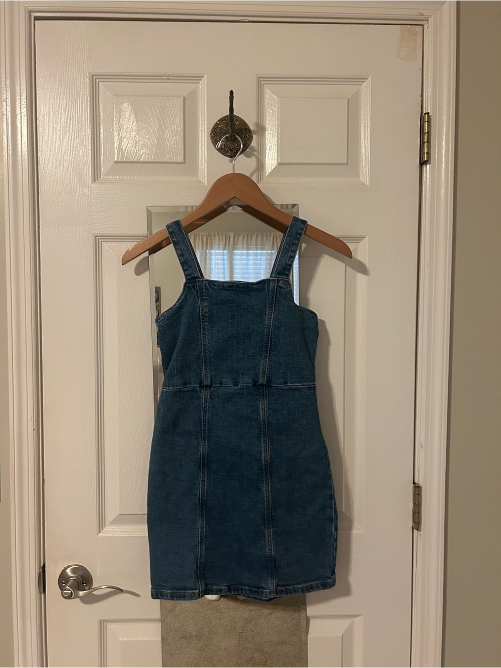 Girls' Blue Denim Dress - Classic Everyday Style